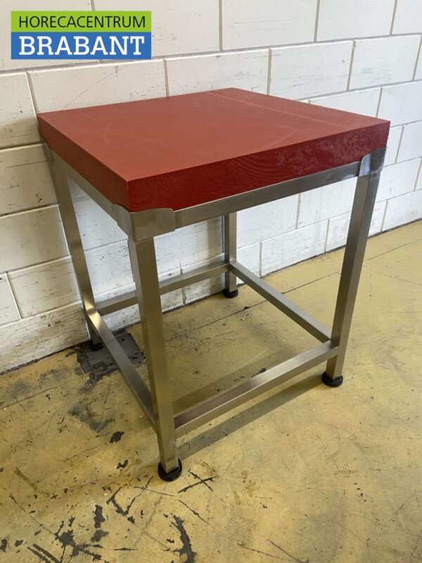 RVS Polyethylene PE Hakblok Premium-line 70 x 70 cm Horeca Slagerij - Afbeelding 4