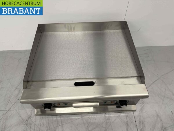RVS Grillplaat Bakplaat Gladde bakplaat 60 cm 400V Horeca - Afbeelding 2