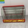 RVS Warmhoudvitrine Warmtevitrine 96 cm 230V Horeca