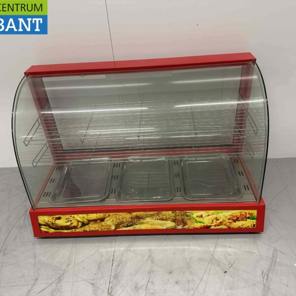 HCB Warmhoudvitrine Warmtevitrine 96 cm 230V Horeca