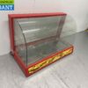 RVS Warmhoudvitrine Warmtevitrine 96 cm 230V Horeca - Afbeelding 3