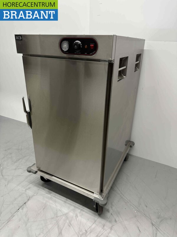 RVS HCB Banketwagen Warmhoudkast Warmtekast 1 deur 5 x 2/1 GN 230V Horeca - Afbeelding 2