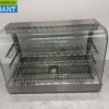 RVS Warmhoudvitrine Warmtevitrine 90 cm 230V Horeca