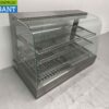 RVS Warmhoudvitrine Warmtevitrine 90 cm 230V Horeca - Afbeelding 3