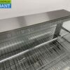 RVS Warmhoudvitrine Warmtevitrine 90 cm 230V Horeca - Afbeelding 4