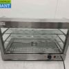 RVS Warmhoudvitrine Warmtevitrine 90 cm 230V Horeca - Afbeelding 5