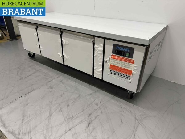 RVS Polar Koelwerkbank 3 deuren 179,5 cm 230V Horeca - Afbeelding 2