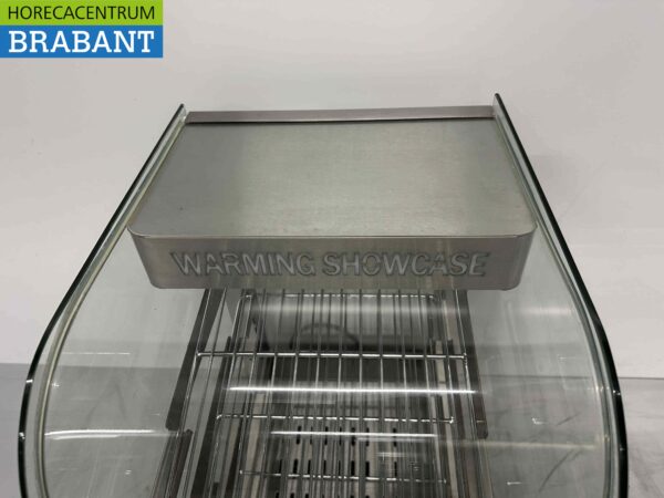 RVS Warmhoudvitrine Warmtevitrine 35 cm 230V Horeca - Afbeelding 4