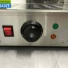 RVS Warmhoudvitrine Warmtevitrine 35 cm 230V Horeca - Afbeelding 5