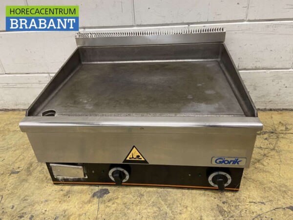 RVS Giorik Bakplaat grillplaat 60 cm 400V Horeca
