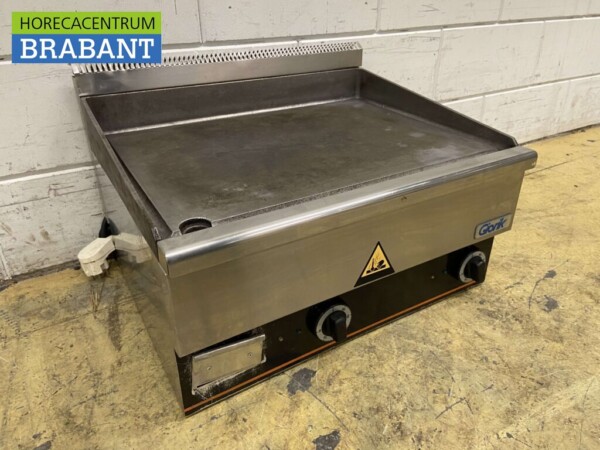 RVS Giorik Bakplaat grillplaat 60 cm 400V Horeca - Afbeelding 4