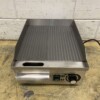 RVS Grillplaat Bakplaat Geribbeld 36 cm 230V Horeca - Afbeelding 2