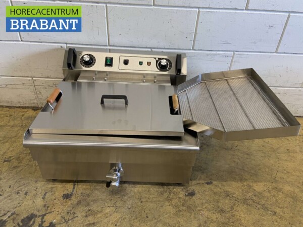RVS Visfriteuse Oliebolfriteuse Friteuse Frituur 30 liter 400V Horeca
