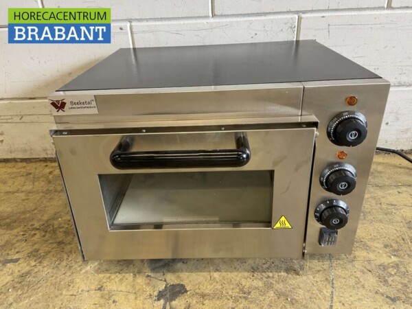 RVS Pizzaoven oven 35,5 cm steen 230V Horeca