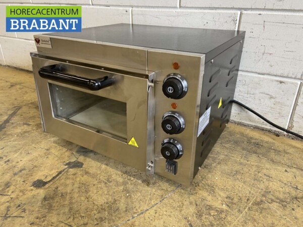 RVS Pizzaoven oven 35,5 cm steen 230V Horeca - Afbeelding 2