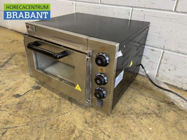 RVS Pizzaoven oven 35,5 cm steen 230V Horeca - Afbeelding 6