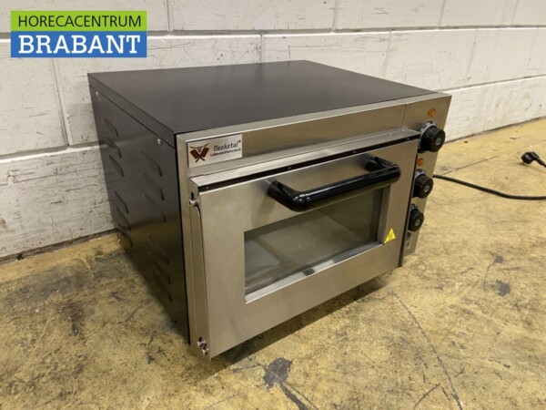 RVS Pizzaoven oven 35,5 cm steen 230V Horeca - Afbeelding 11