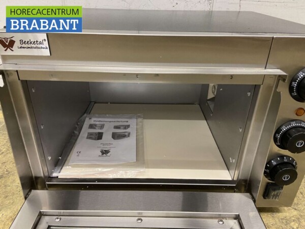 RVS Pizzaoven oven 35,5 cm steen 230V Horeca - Afbeelding 12