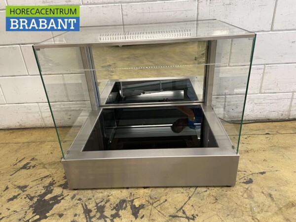 RVS Ubert Warmhoudvitrine Bj. 2020 80 cm 230V Horeca