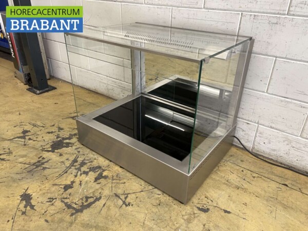 RVS Ubert Warmhoudvitrine Bj. 2020 80 cm 230V Horeca - Afbeelding 2