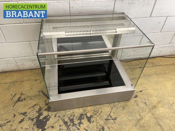 RVS Ubert Warmhoudvitrine Bj. 2020 80 cm 230V Horeca - Afbeelding 4