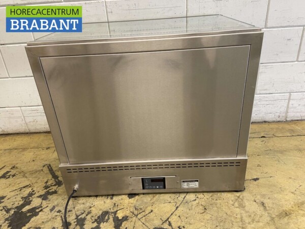 RVS Ubert Warmhoudvitrine Bj. 2020 80 cm 230V Horeca - Afbeelding 5