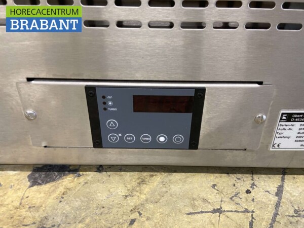 RVS Ubert Warmhoudvitrine Bj. 2020 80 cm 230V Horeca - Afbeelding 8