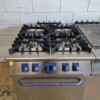 RVS Electrolux Baklijn Fornuis Doorkookplaat en spiegelbakplaat 200 cm GAS Horeca - Afbeelding 6