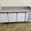 RVS Pizzawerkbank Pizzatafel Saladette 202 cm 230V Horeca
