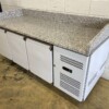 RVS Pizzawerkbank Pizzatafel Saladette 202 cm 230V Horeca - Afbeelding 2