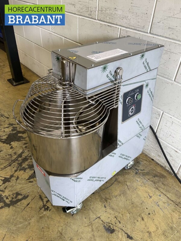 RVS Cuppone Silea 20KR Spiraalkneder Deegkneder Deegmenger 20 kg 400V Horeca - Afbeelding 2