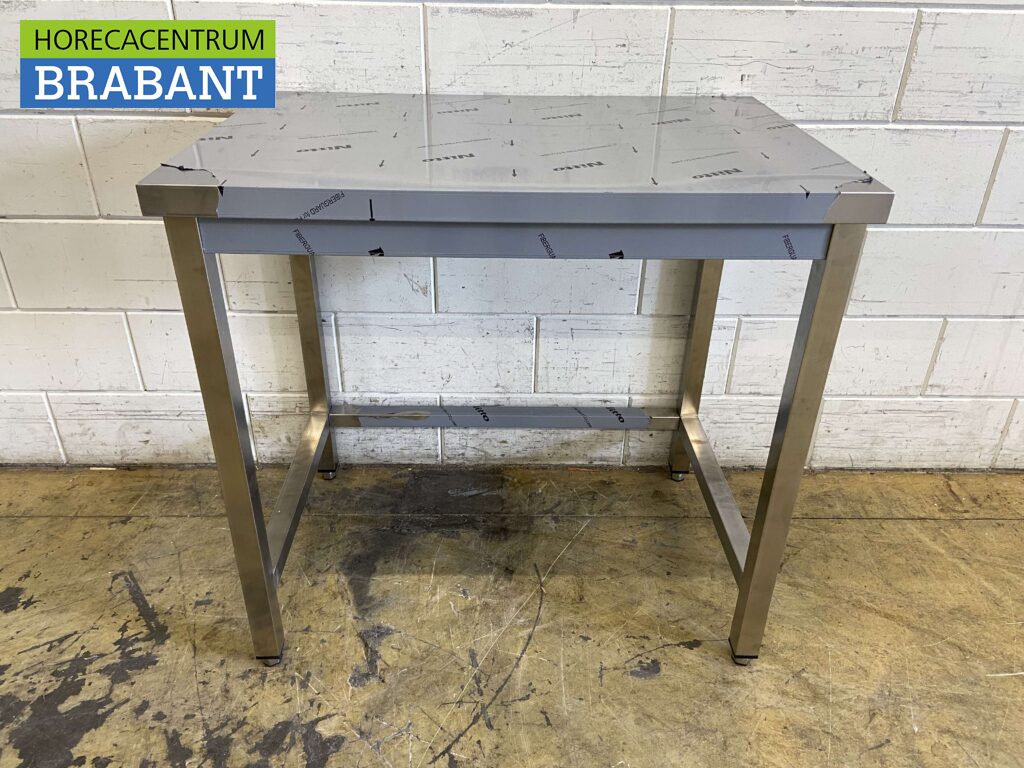 detectie Verleden Vroegst RVS Werktafel Tafel 90 x 60 x 85 cm Horeca - Horecacentrum Brabant