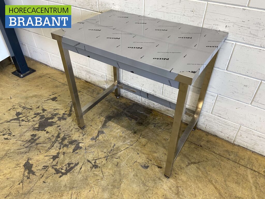 detectie Verleden Vroegst RVS Werktafel Tafel 90 x 60 x 85 cm Horeca - Horecacentrum Brabant