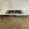 RVS Spoelblad Dubbele spoelbakken 200 x 70 cm Horeca