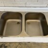 RVS Spoelblad Dubbele spoelbakken 200 x 70 cm Horeca - Afbeelding 3