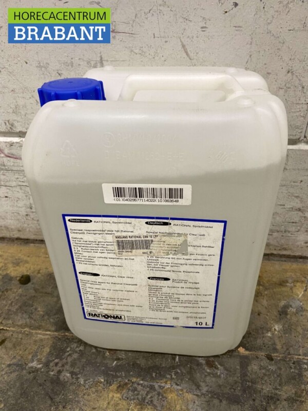 Jerrycan Kan Rational Cleanjet Reiniger Naglans spoelmiddel Blauw 10 liter Horeca