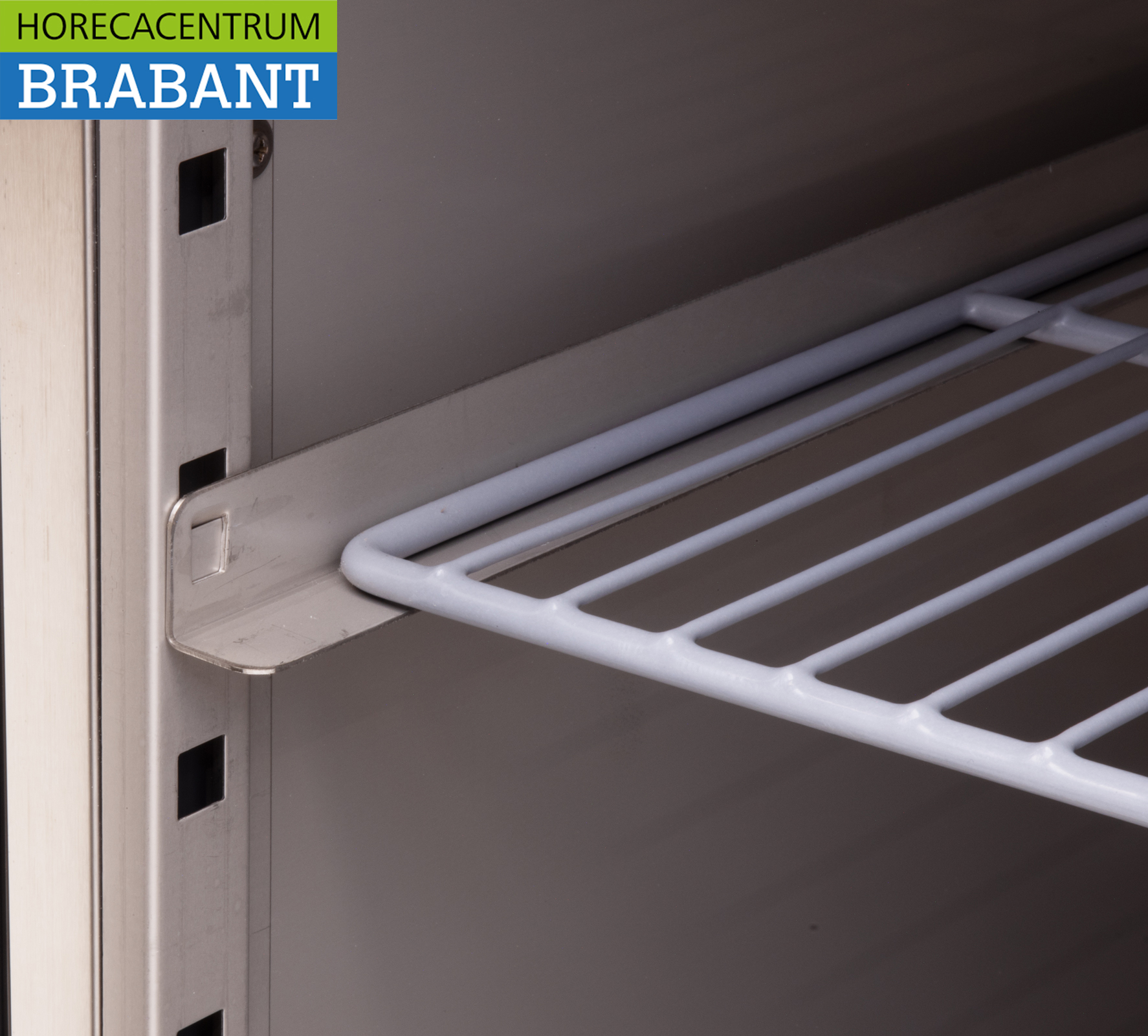 RVS Pizzawerkbank Pizzatafel Koelwerkbank 202 cm 230V Horeca - Afbeelding 8