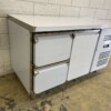 RVS Koelwerkbank 2 laden en 1 deur 136 cm 230V Horeca - Afbeelding 3