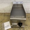 RVS Gastro-Inox Bakplaat Grillplaat Gladde plancha 30 cm 230V Horeca - Afbeelding 2