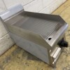 RVS Gastro-Inox Bakplaat Grillplaat Geribbelde plancha 30 cm 230V Horeca - Afbeelding 4