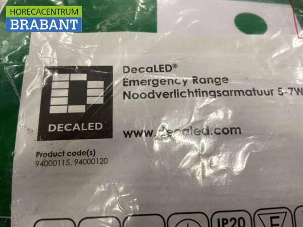 Noodverlichting Nooduitgang verlichting Noodverlichtingsarmatuur 230V Accu Horeca Winkel - Afbeelding 3