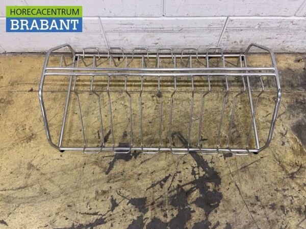 RVS Flessenhouder 12 flessen sausflessen 70 cm Horeca - Afbeelding 2