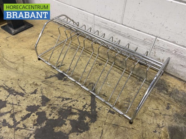 RVS Flessenhouder 12 flessen sausflessen 70 cm Horeca - Afbeelding 3