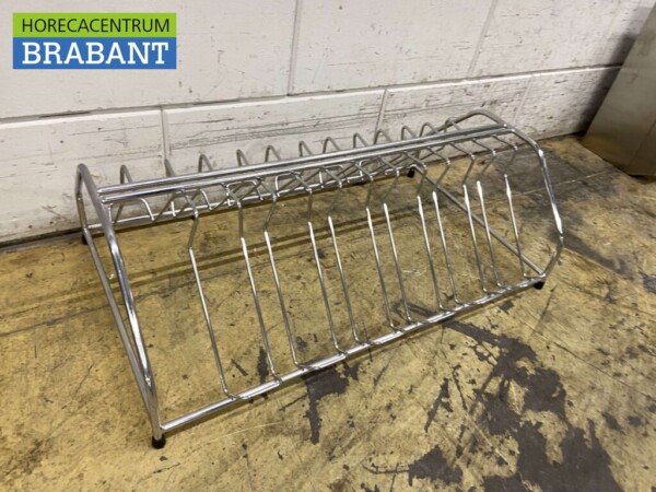 RVS Flessenhouder 12 flessen sausflessen 70 cm Horeca - Afbeelding 4
