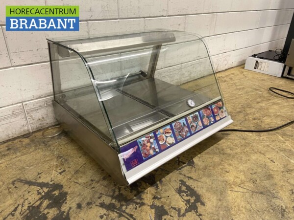 RVS CB Opzetvitrine Opzet koelvitrine 75 cm 230V Horeca - Afbeelding 3