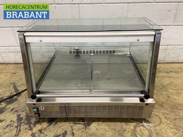 RVS CB Opzetvitrine Opzet koelvitrine 75 cm 230V Horeca - Afbeelding 4