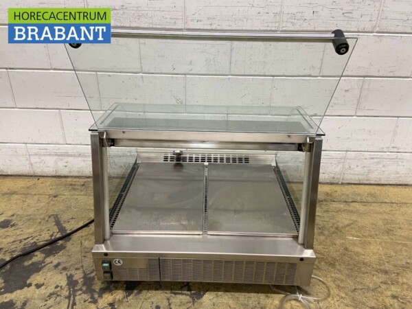 RVS CB Opzetvitrine Opzet koelvitrine 75 cm 230V Horeca - Afbeelding 5