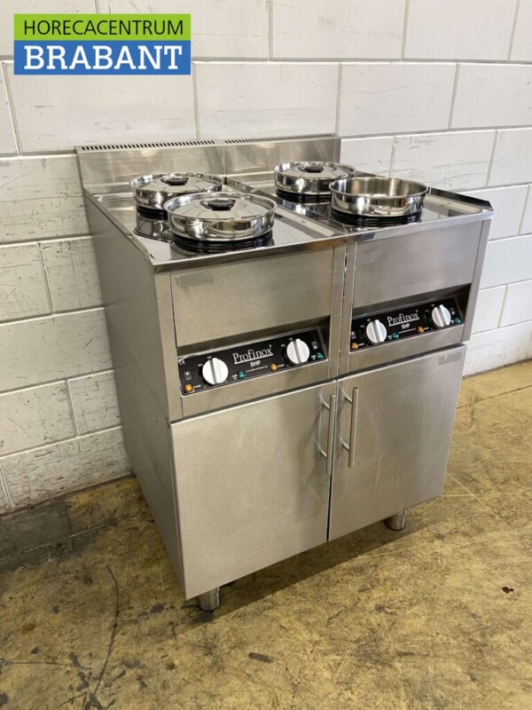 RVS Profinox Hotpot Hot Pot bain marie 4 x 4,2 liter 2 x 230V Horeca - Afbeelding 4