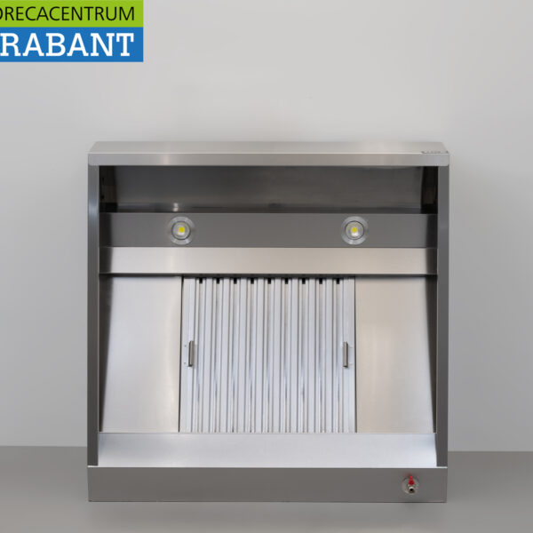HCB RVS Afzuigkap Dampkap met lamellen filters Premium-line 100 cm schuin model Horeca