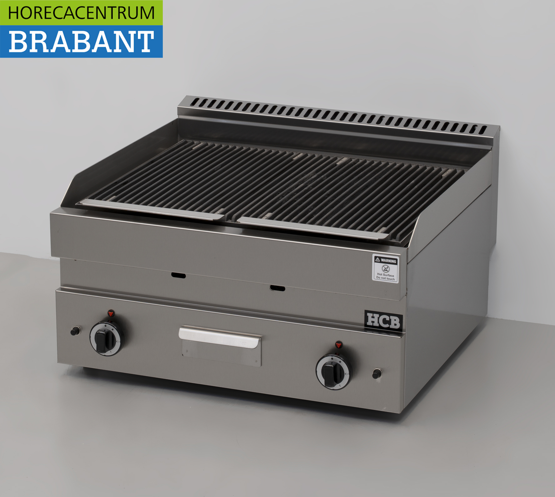 HCB RVS Lavagrill grill steengrill 650 Series 70 cm Gas Horeca - Afbeelding 2
